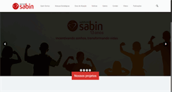 Desktop Screenshot of institutosabin.org.br