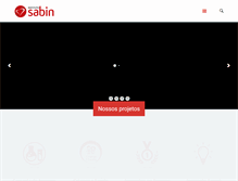 Tablet Screenshot of institutosabin.org.br